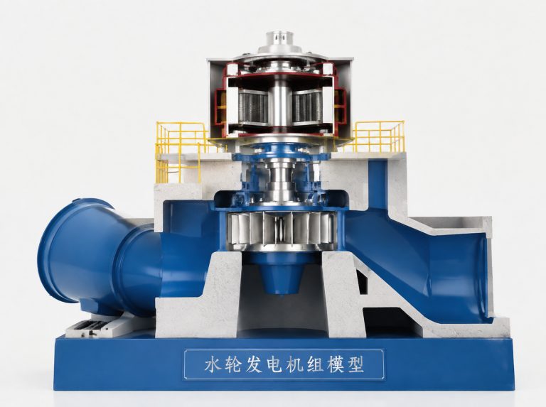 辽源水轮发电机组剖视模型